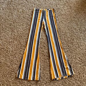 Streetwear Society Striped Flare Pants